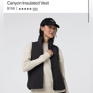 Vuori Canon Black Insulated Vest